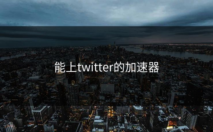 能上twitter的加速器