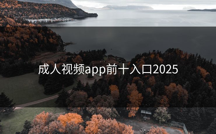 成人视频app前十入口2025